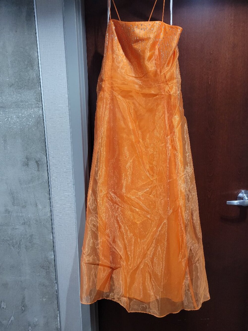 Lenovia 6001 Size 18 Orange Prom Dress